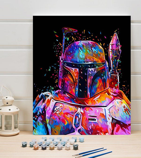 Confluence of Creativity: Star Wars, Abstract, and Horse Paint by Numbers, by Elite morty