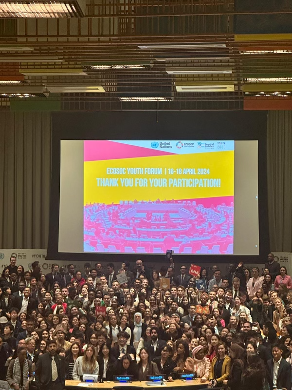 Echoes of Promise: 2024 UN ECOSOC Youth Forum