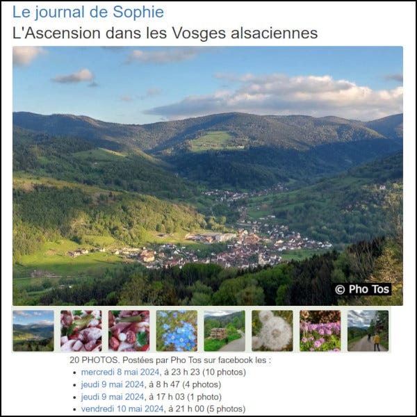 L’Ascension dans les Vosges alsaciennes