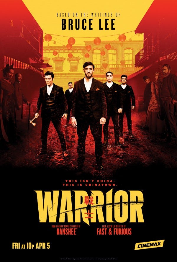 Tong Wars Drama Series WARRIOR, Based on the Writings of Martial Arts