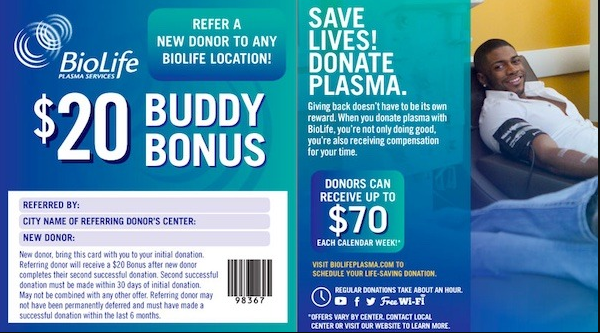  1000 Biolife Plasma Returning Donor Coupon 2023 By Thakurpreety Medium