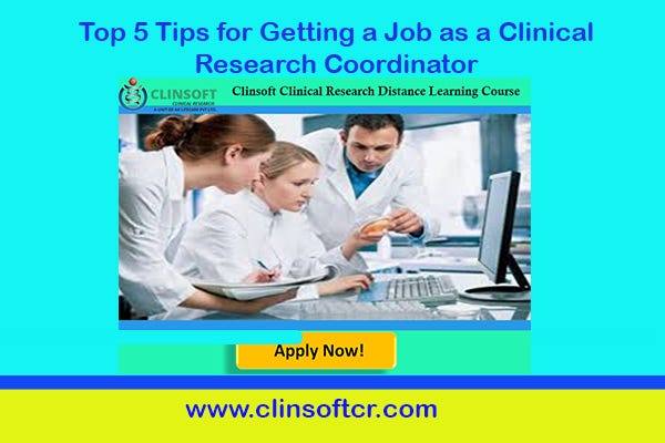 clinical research coordinator jobs without experience