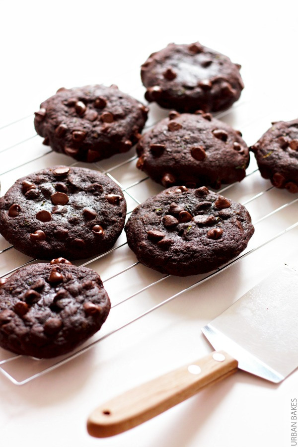 Double Chocolate Chip Zucchini Cookies