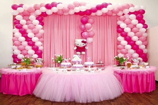 birthday character balloon decoration | www.mybigletters.com