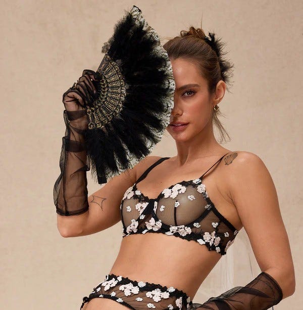 Should Sexy Lingerie Be Very Revealing? Will Mesh Embroidery Suffice?