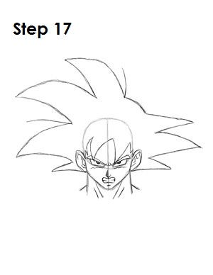 Como Desenhar o Goku - Passo a passo - How to Draw Goku 