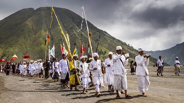 Maintaining the Sacred Tradition in Tengger from The commodification.