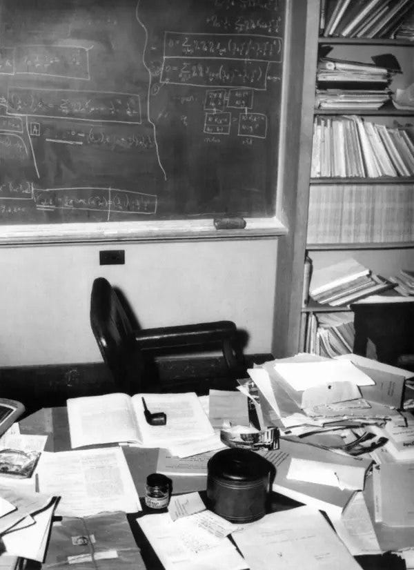 This Is What Albert Einstein s Desk Looked Like On The Day He Died By 