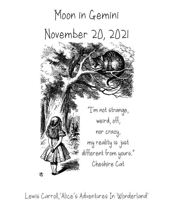 Daily Horoscope Moon in Gemini. November 20, 2021 by Dunnea Rae Medium