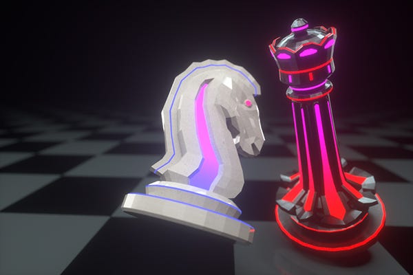 Master Mirror 3D Chess Set