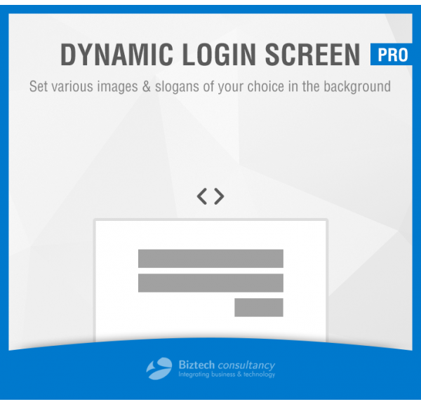Avoid the same boring login screen, making your regular software tools ...