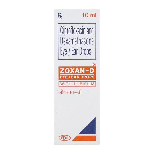Zoxan D EyeEar Drop. Zoxan D Eye/Ear Drop is a medication… by
