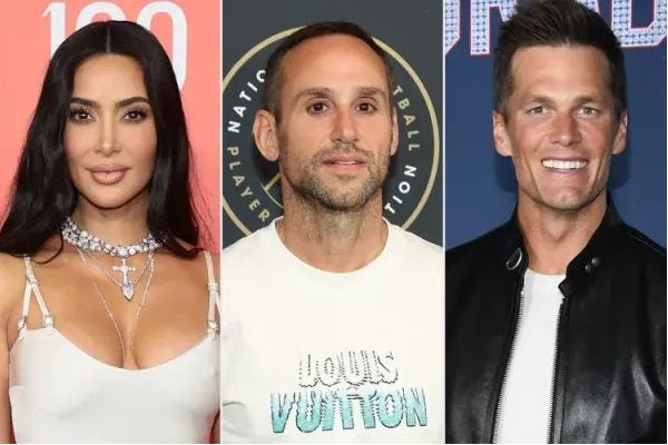 Crazy' Tom Brady, Kim Kardashian dating rumors seemingly put to rest by  Fanatics CEO Michael Rubin