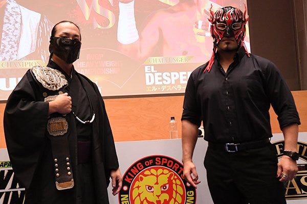 DOUKI, Desperado to see new chapter at Wrestle Kingdom