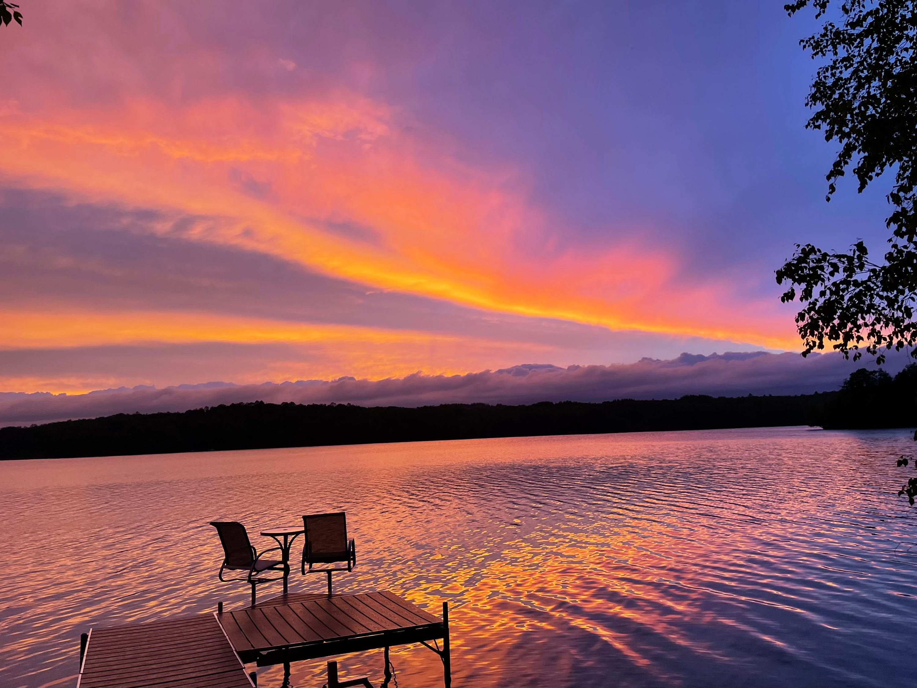 Twilight Over The Lake: Four Seasons Of Glorious Color | by Carol