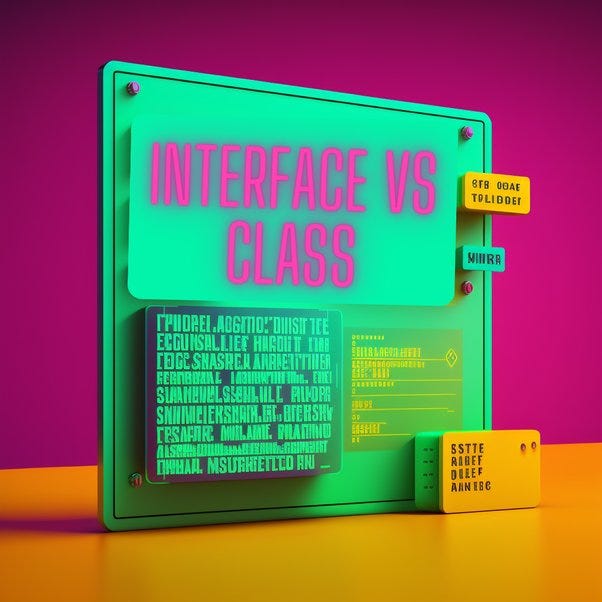 What is the difference between an interface and a class? | by ...