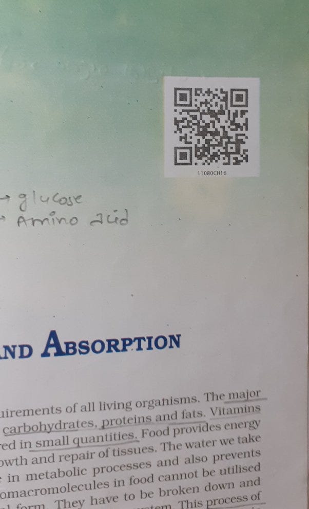 QR Code helps in study effective in NCERT books India by Raisashank