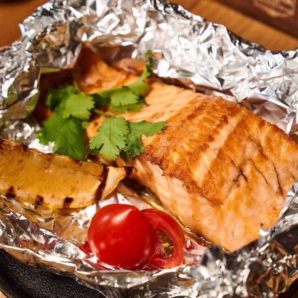 Fish in Foil. Foil grilled fish is a delicious family… by yumika