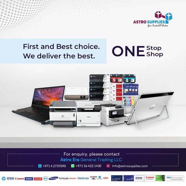 The best laptop distributors in UAE by Astrosuppliesdubai Medium