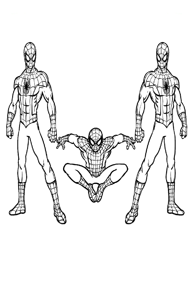 spiderman web slinging drawings