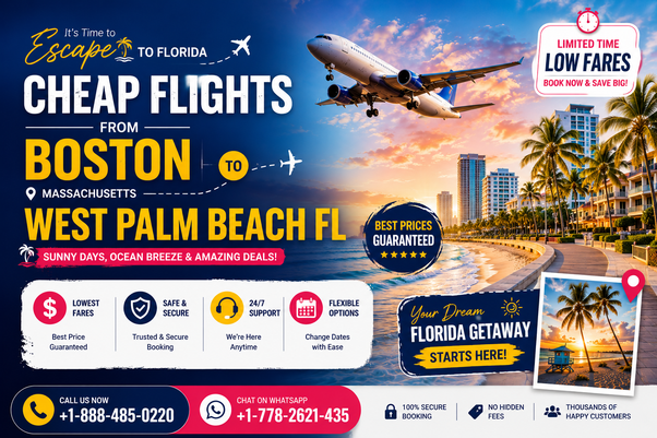 Cheap Flights from Boston to West Palm Beach 2026
