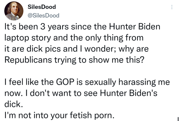 MGT & Hunter Biden & Dick Pics. WOW, now that's a helluva combinationâ€¦ | by  Paul Fiolkowski | Medium