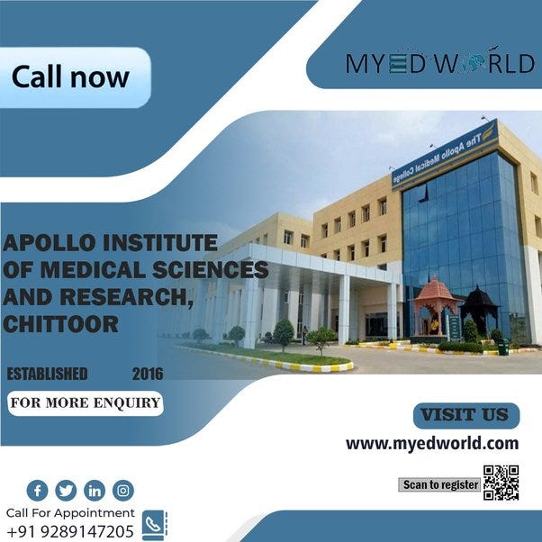 Apollo Institute of Medical Sciences and Research, Chittoor 20222023