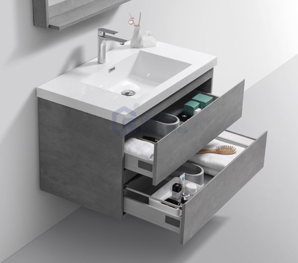 Wall Mounted Vanity vs. Freestanding Vanity by Cyndi Du Medium