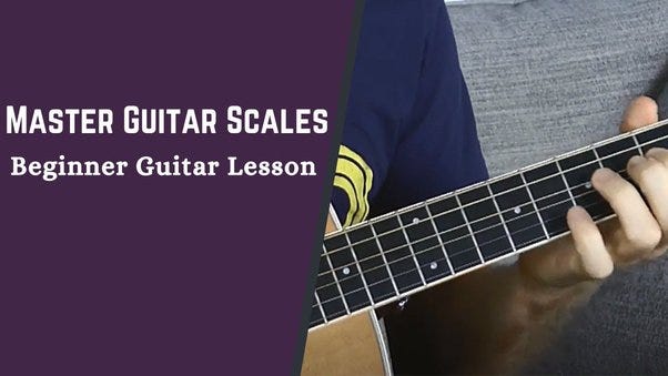 Beginner Guitar Lesson on How to Master Guitar Scales with Sean Daniel ...