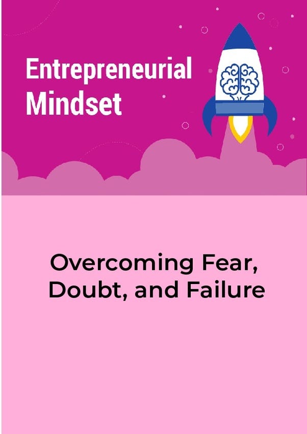 fear, doubt, and failure by balaji kuppusamy Oct, 2023