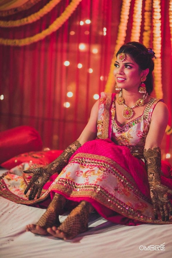 Mehndi and sangeet clearance dresses