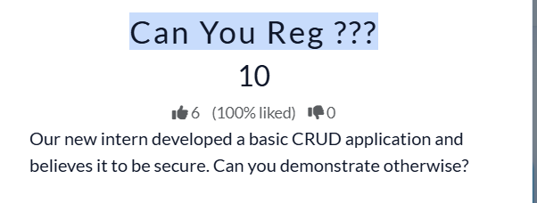 CU CTF — Can You Reg? — Challenge Write-Up