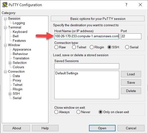 Connect to your Linux instance from Windows with PuTTY 