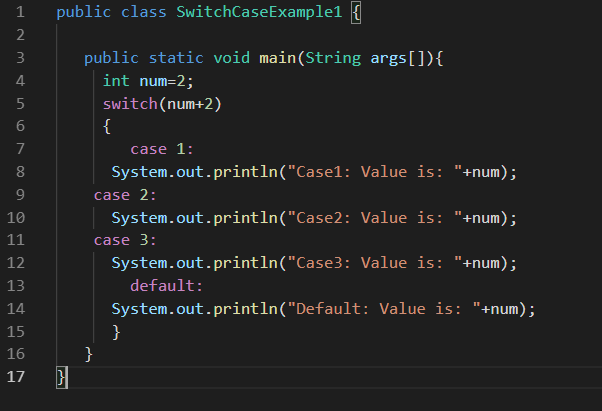 Switch Case statement in Java. Switch case statement is used when we… | by  Imtiaz Ahmed Buriro | Medium