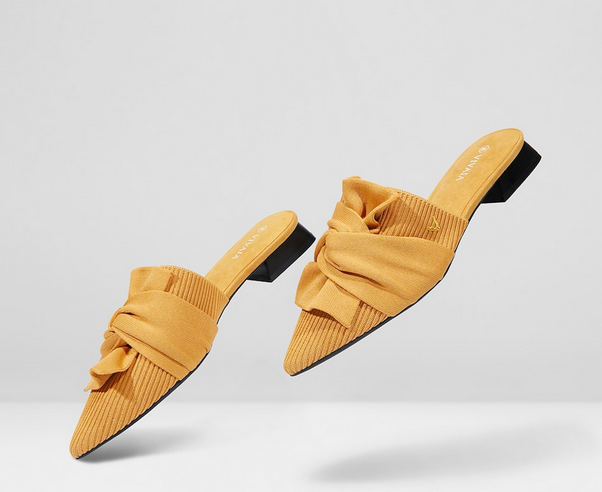 COMPLEX SLIDE SANDALS NATURAL main image 1