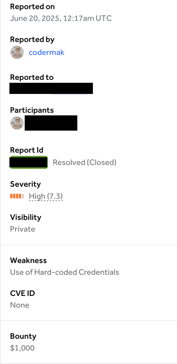 H1 Report Summary