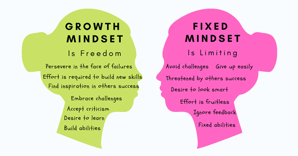 Fixed and Growth Mindsets (What I Learned from Carol Dweck's Book)