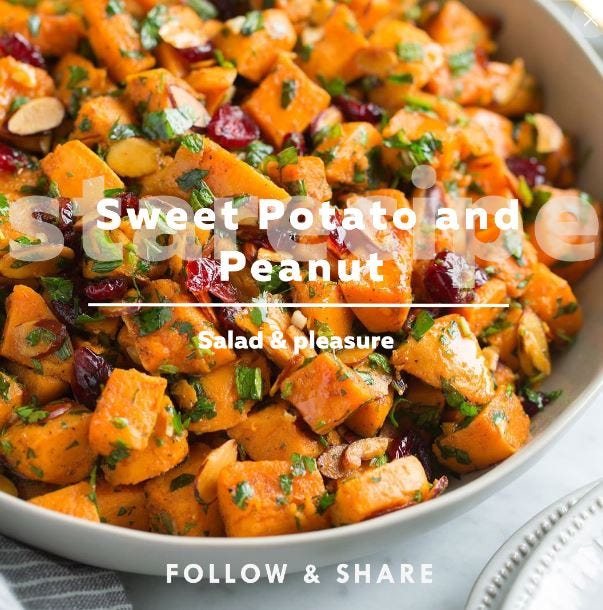 Salad with peanuts and sweet potatoes | by Dipika Jeli | Jun, 2023 | Medium