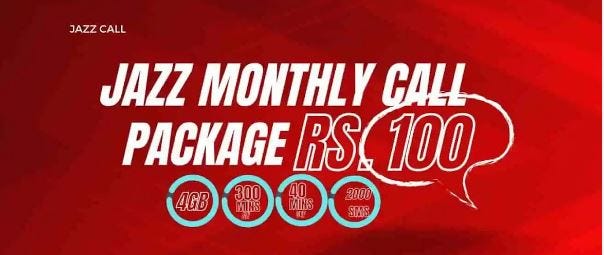 Jazz Monthly Call Package in 100 Rupees: Stay Connected Effort