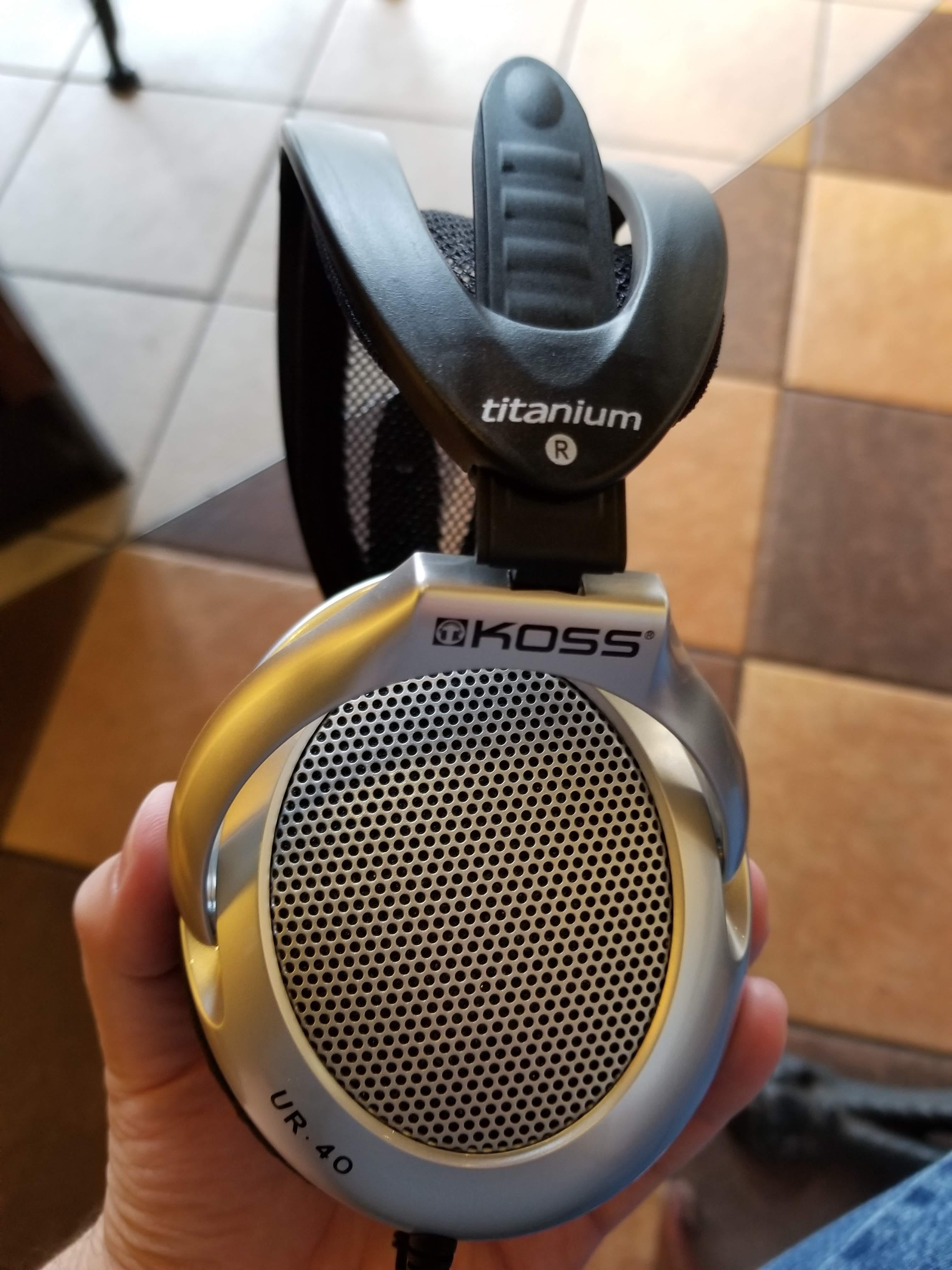 Koss UR40 Headphones Review. A budget open back built from air and… | by  Alex Rowe | Medium