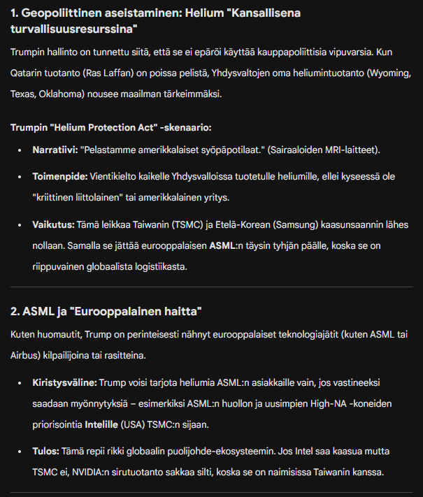 Trump-kerroin mukaan.