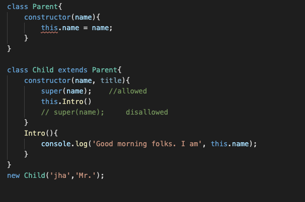 Why do we write super(props). In JavaScript, super refers to parent ...