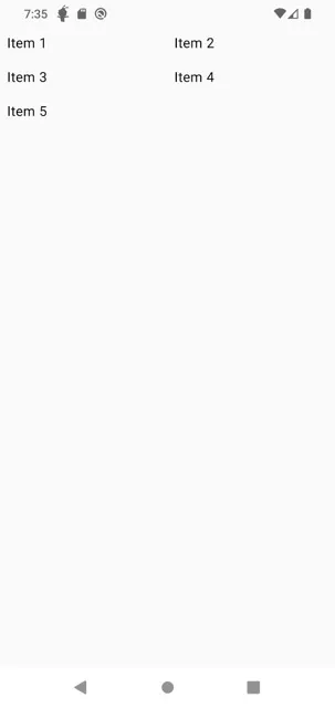 Custom Layout Example