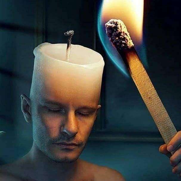 Candle Wax Poet TobieCont. In the darkest night, when the… by