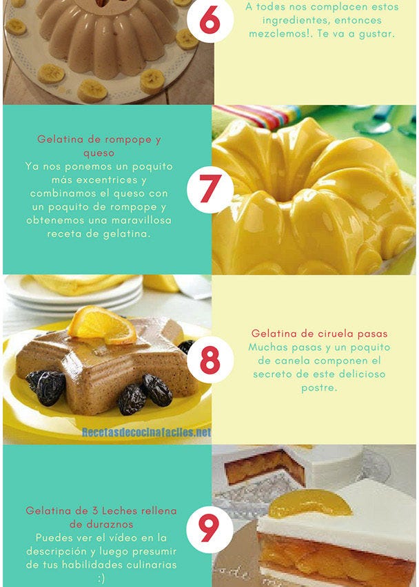 Top 15 Recetas de gelatina | by recetasde cocinafaciles | Medium