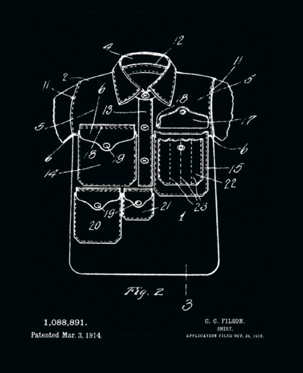 Let's remember when Filson was granted a patent on their “Cruiser” shirt,  on this day in 1914 | by Chris Burlingame | Journal of Precipitation |  Medium