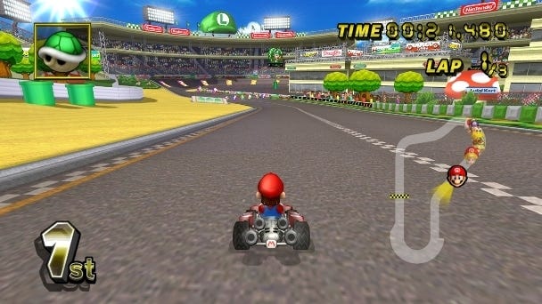 elke keer Leidinggevende George Eliot A Nostalgic Design for Fun: Mario Kart 64 | by Natalie Altman | Bucknell  HCI | Medium