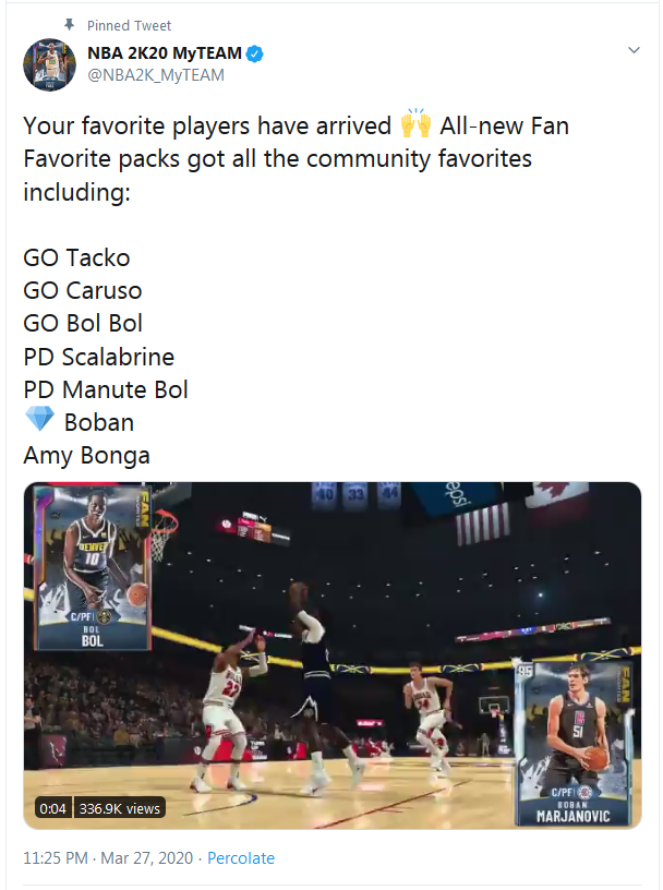 NBA 2K20 MyTeam adds Galaxy Opal Versions of Tacko Fall and Bol Bol | by  Daneyjefferson | Medium