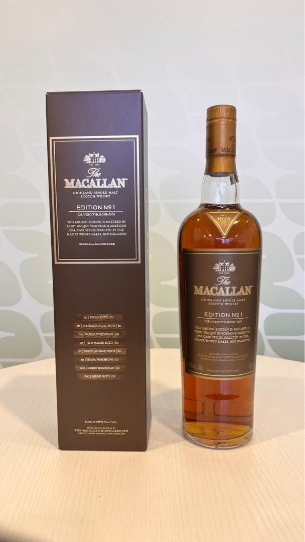 Macallan Edition No 1. Macallan Edition No 1 by Collectable Whisky Jan, 2024 Medium
